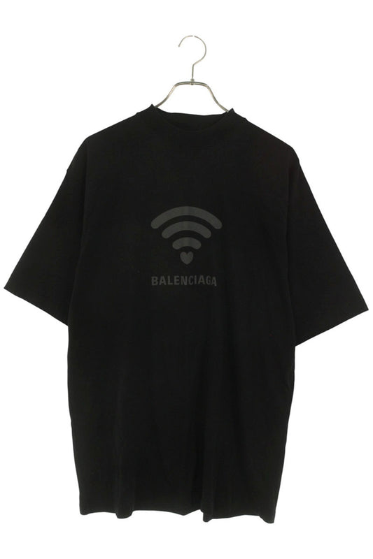 Balenciaga WIFI Logo T-Shirt Black Size XS