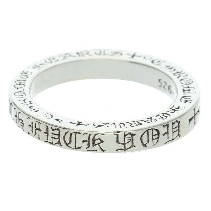 Chrome Hearts mm Ring Silver Size 19 (Silver 6.61g)