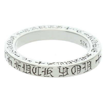 Chrome Hearts mm Ring Silver Size 19 (Silver 6.61g)
