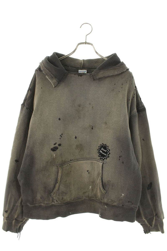 Saint Michael 24AW Vintage Hoodie Gray Size XL