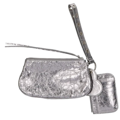 Balenciaga Luca Gaul Mini Multi Pouch Silver One Size