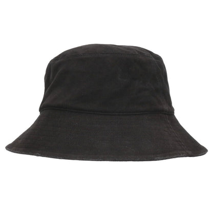 Balenciaga logo embroidery Distressed Bucket Hat Black Size L