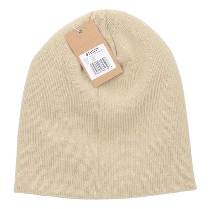 Stussy 25SS Logo Beanie Beige Size ONE