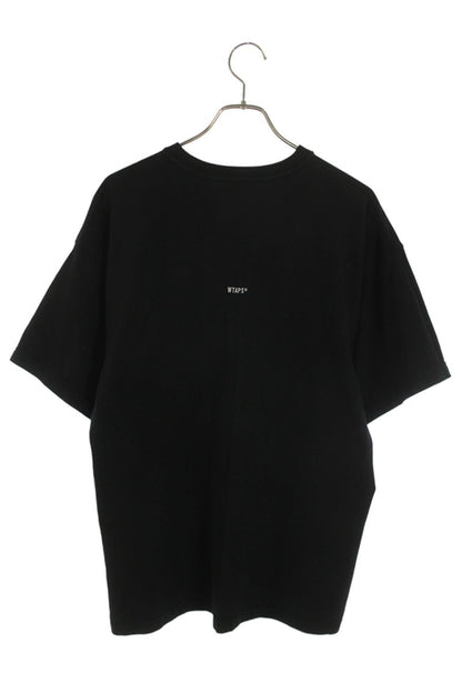 Vintage Wtaps Tops - WTAPS 25SS Back Logo Embroidered T-Shirt Black Size L - Authentic Archive