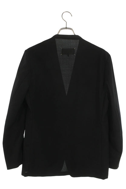 Maison Margiela 19AW Wool Collarless Jacket Black Size 44