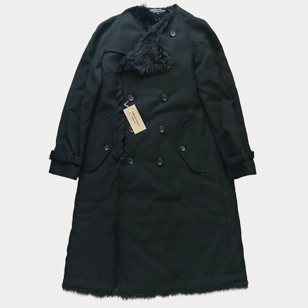 COMME DES GARCONS HOMME PLUS 23AW Fur Trench Coat Size S