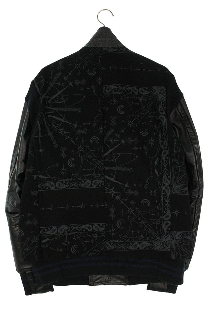 Sacai Leather Blouson Black Size M