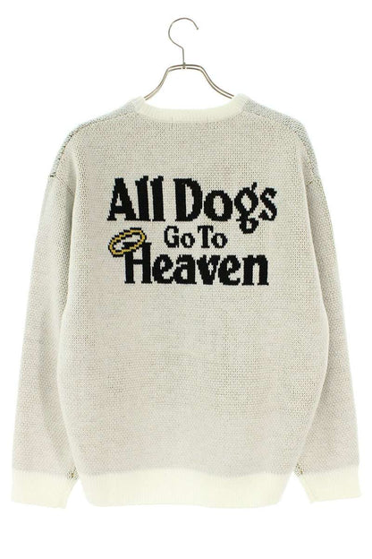 Supreme All Dogs Go To Heaven Sweater White Size M