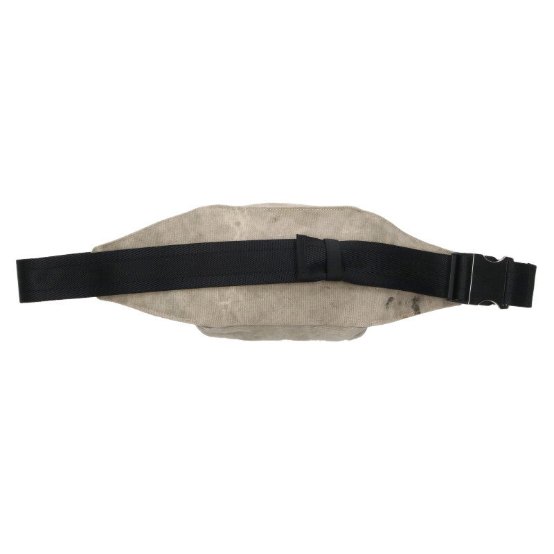 READYMADE Cotton Body Waist Bag Gray x Silver One Size