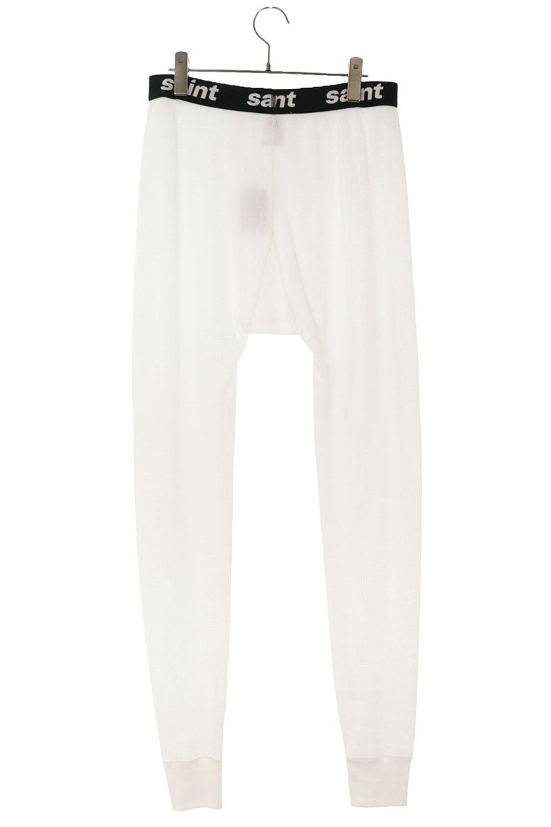 Saint Michael 25SS thermal Long Pants White x Black Size S