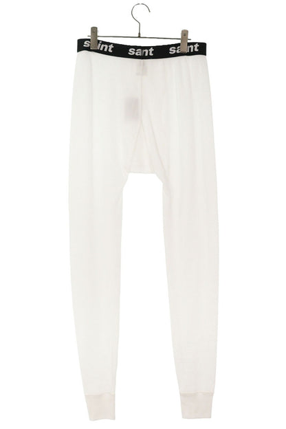 Saint Michael 25SS thermal Long Pants White x Black Size S