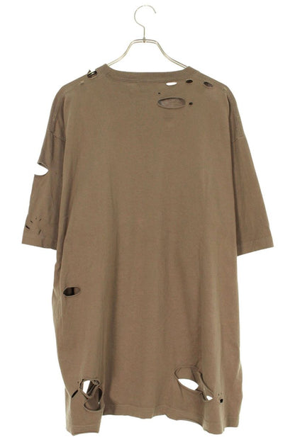 Balenciaga Logo Print T-Shirt Brown Size XS