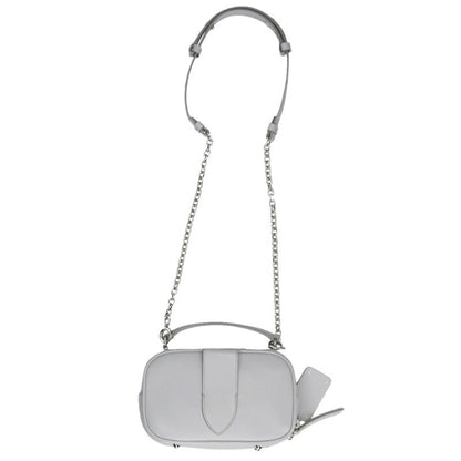 Maison Margiela Glam Slam Leather Shoulder Bag Gray Size UNI