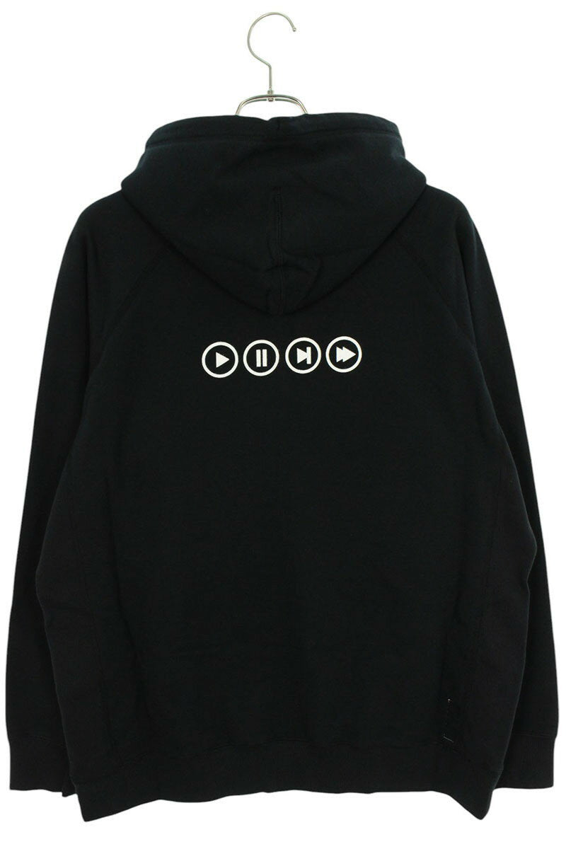 SEQUEL 24SS Logo Print Hoodie Black Size M