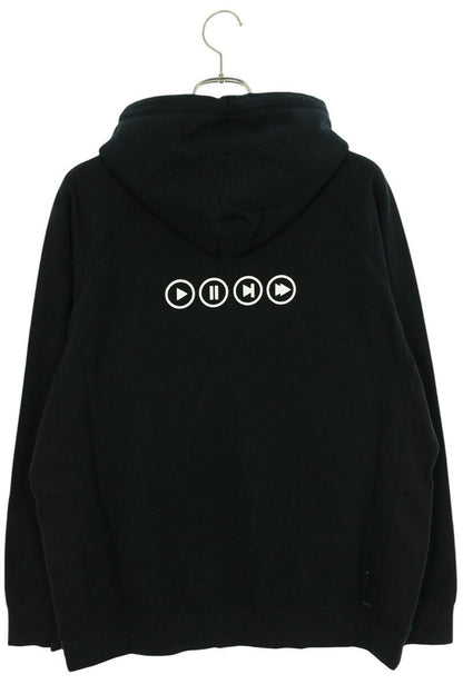 SEQUEL 24SS Logo Print Hoodie Black Size M