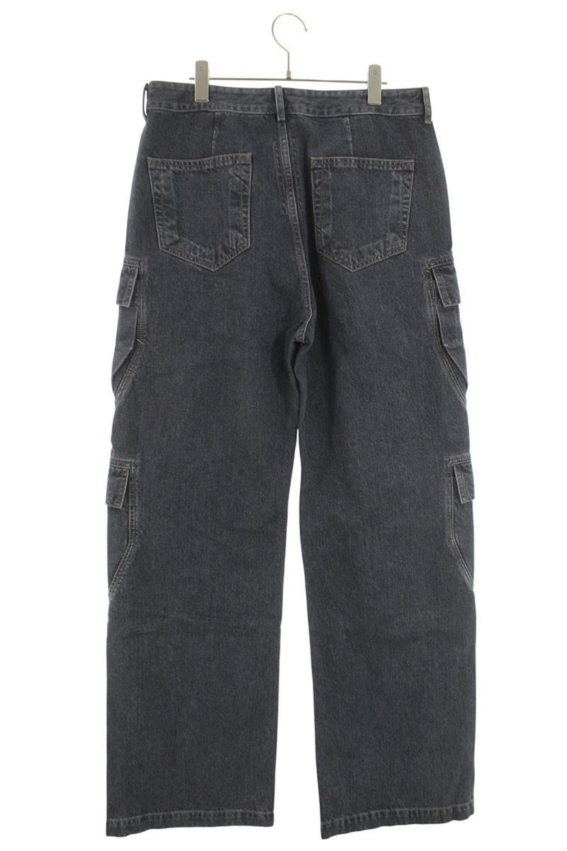 DRKSHDW 25AW Washed Double Cargo Denim Pants Blue Size 32