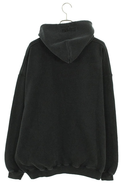 Vetements 24SS WASHEDBLACK Logo Hoodie Black Size M