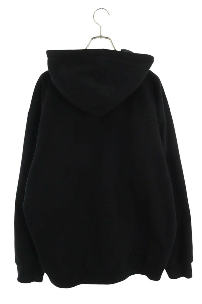 Supreme x Burberry 22SS Burberry Box Logo Hooded Sweatshirt Black Size XL