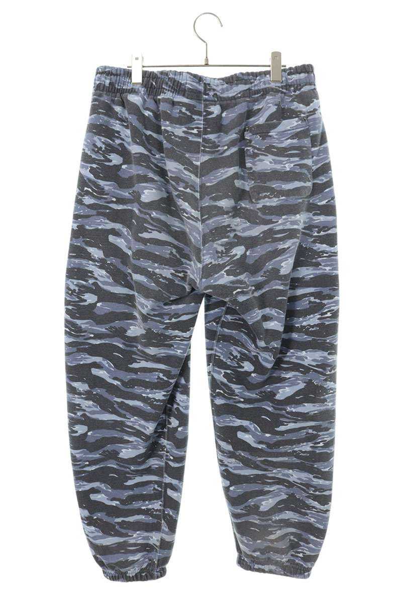 Supreme 24AW Small Box Sweatpant Camo All-Over Print Long Pants Blue US 34