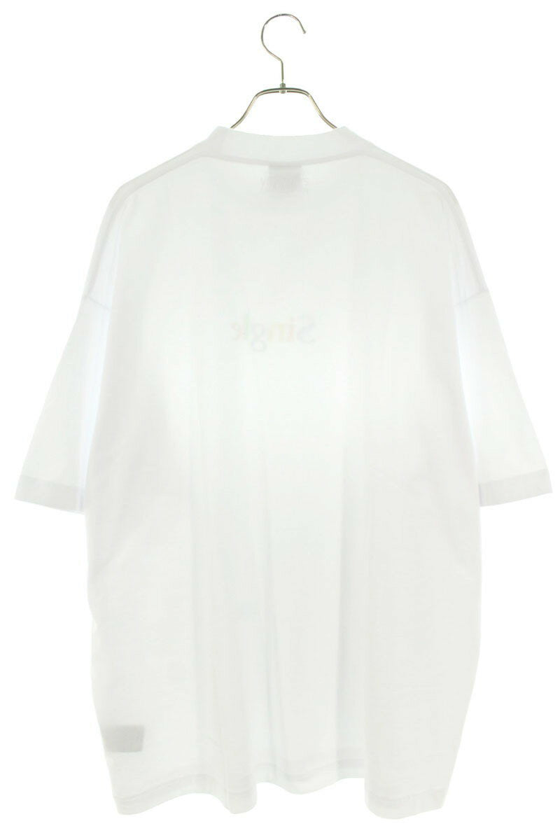 Vetements 25SS Single Logo T-Shirt White Size S