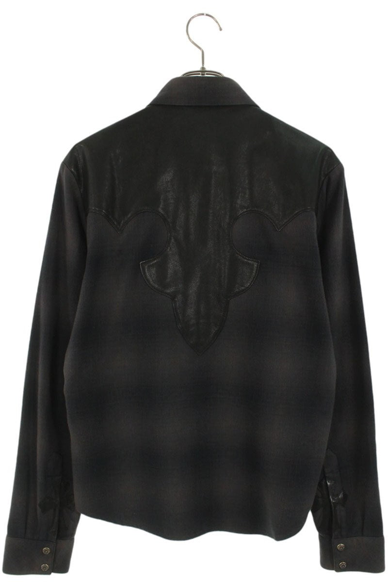 Vintage Chrome hearts Tops - Chrome Hearts Western Long Sleeve Shirt Size S - Authentic Archive