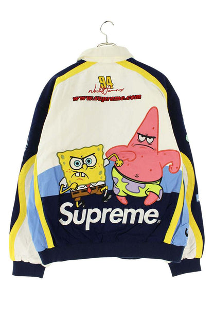 Supreme 25SS SpongeBob SquarePants Jeff Hamilton Racing Jacket Size XL