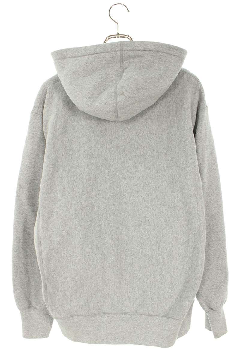 Supreme 20AW Cross Box Logo Hooded Sweatshirt Gray Size M