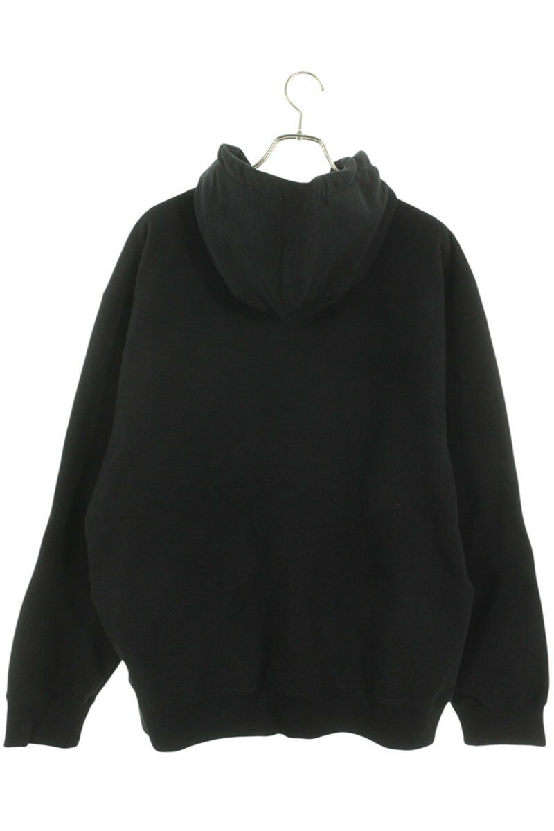 SUPREME x Burberry 22SS Burberry Box Logo Hooded Sweatshirt Black Size XL