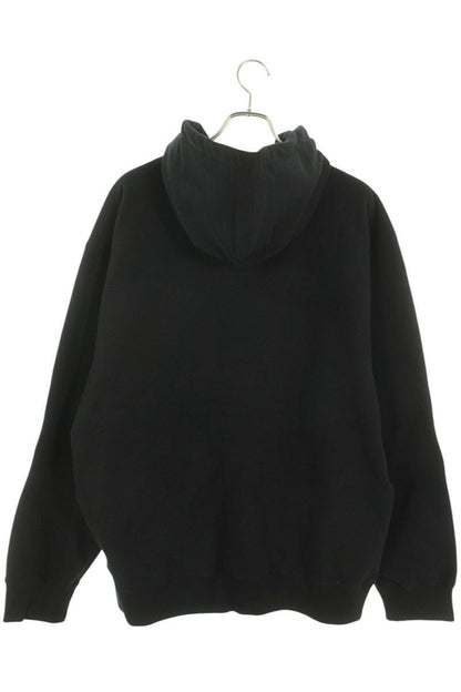 SUPREME x Burberry 22SS Burberry Box Logo Hooded Sweatshirt Black Size XL