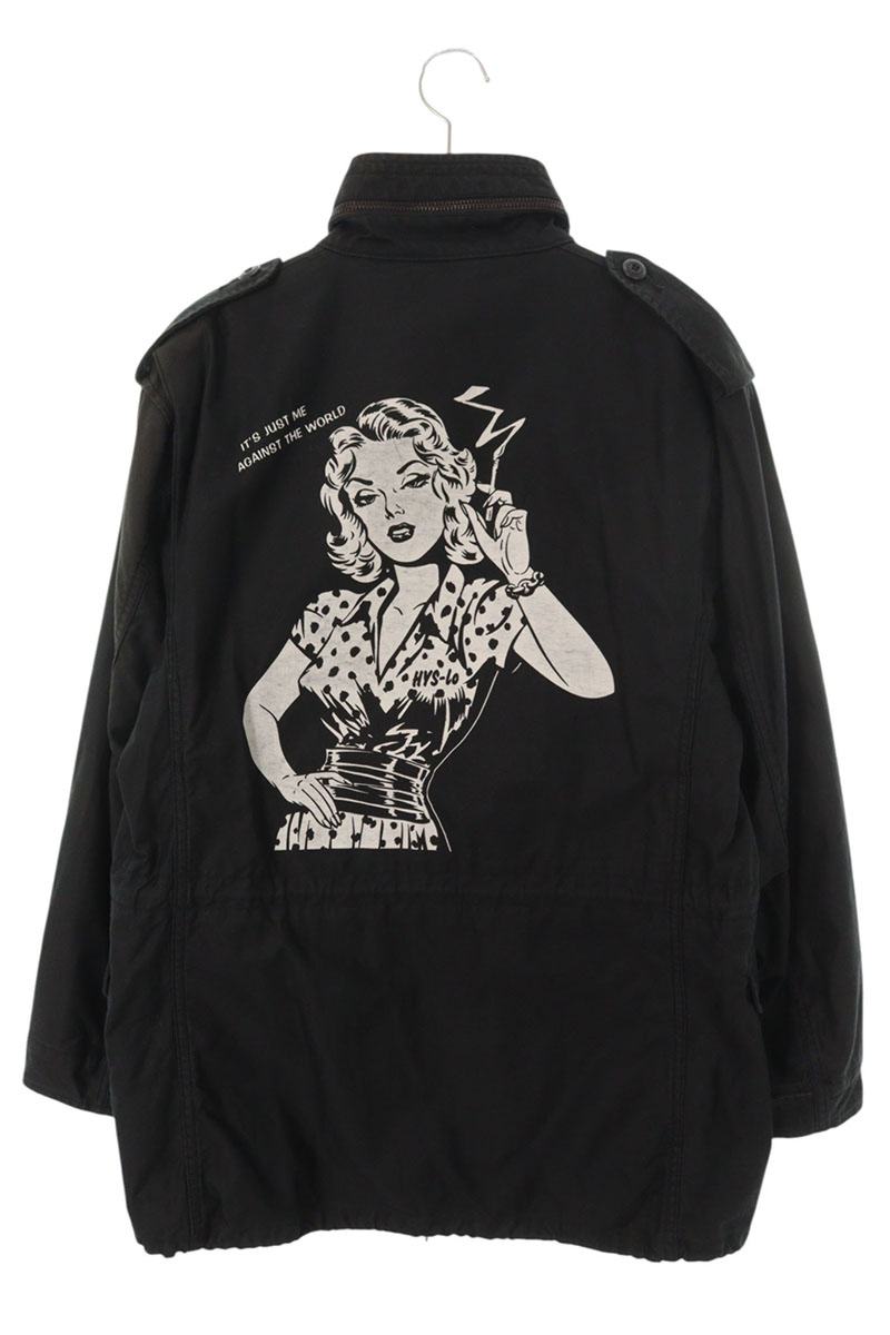 Hysteric Glamour 22AW M-65 Print Jacket Black Size M