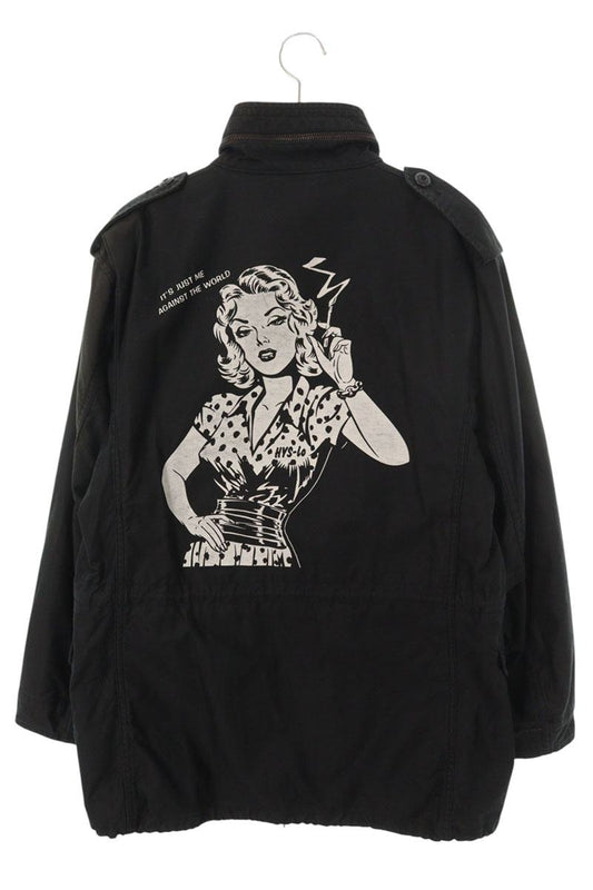 Hysteric Glamour 22AW M-65 Print Jacket Black Size M
