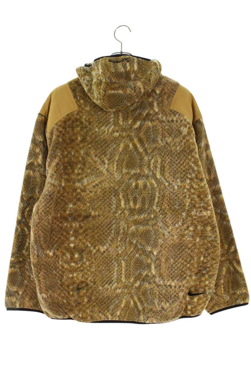 Supreme x Nike 22AW Fleece Pullover Blouson Brown Size L