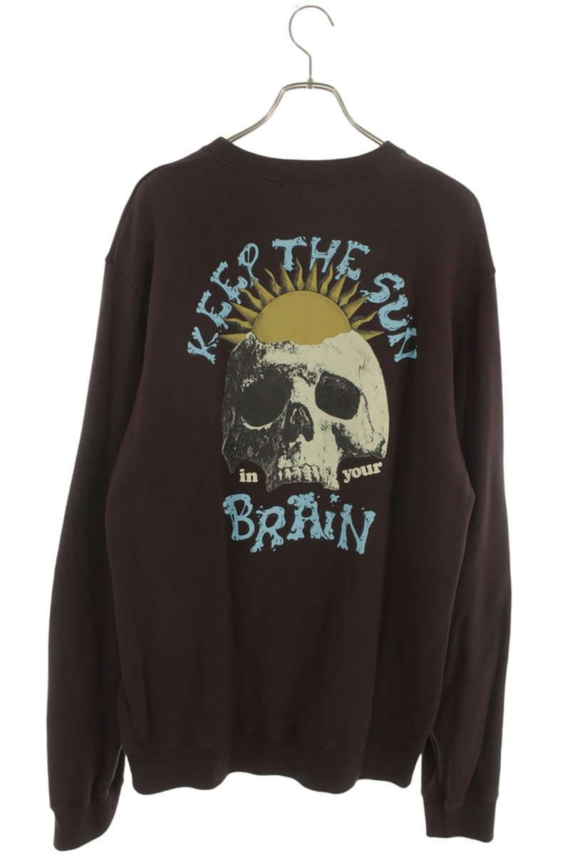 UNDERCOVER Skull Print Sweatshirt Brown Size XXL