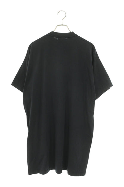 Balenciaga 23AW BE KIND Print Distressed T-Shirt Black Size 1
