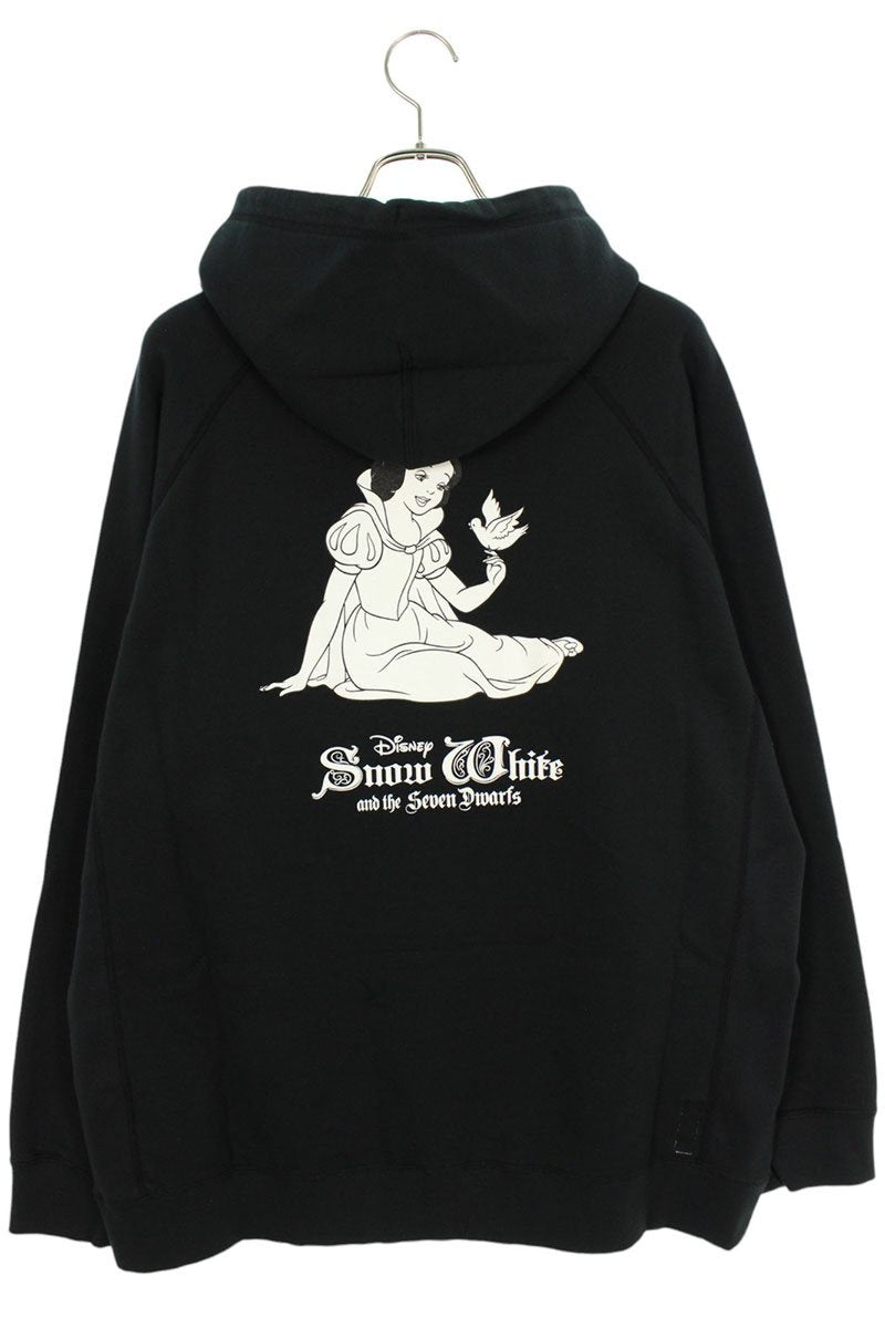 SEQUEL 24AW Print Hoodie Black Size XL
