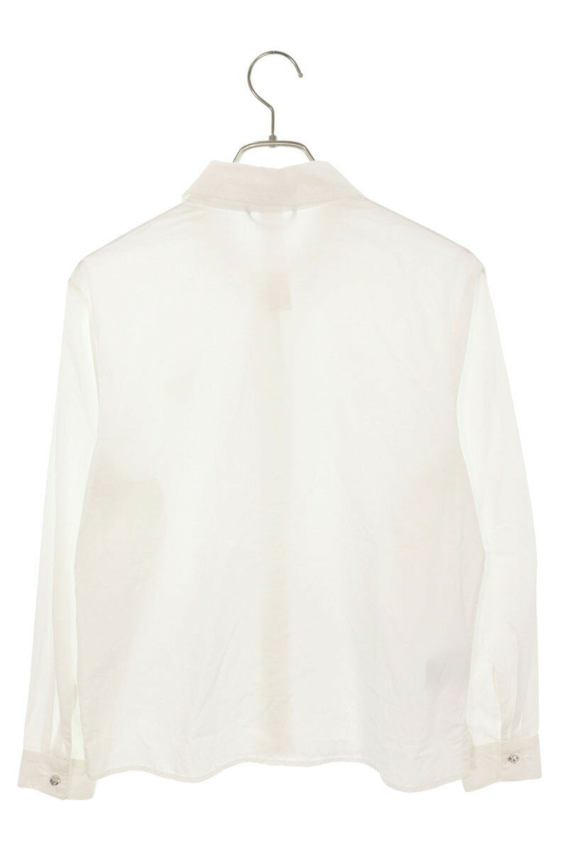 Vintage Chrome hearts Tops - Chrome Hearts Long Sleeve Shirt White Size M - Authentic Archive