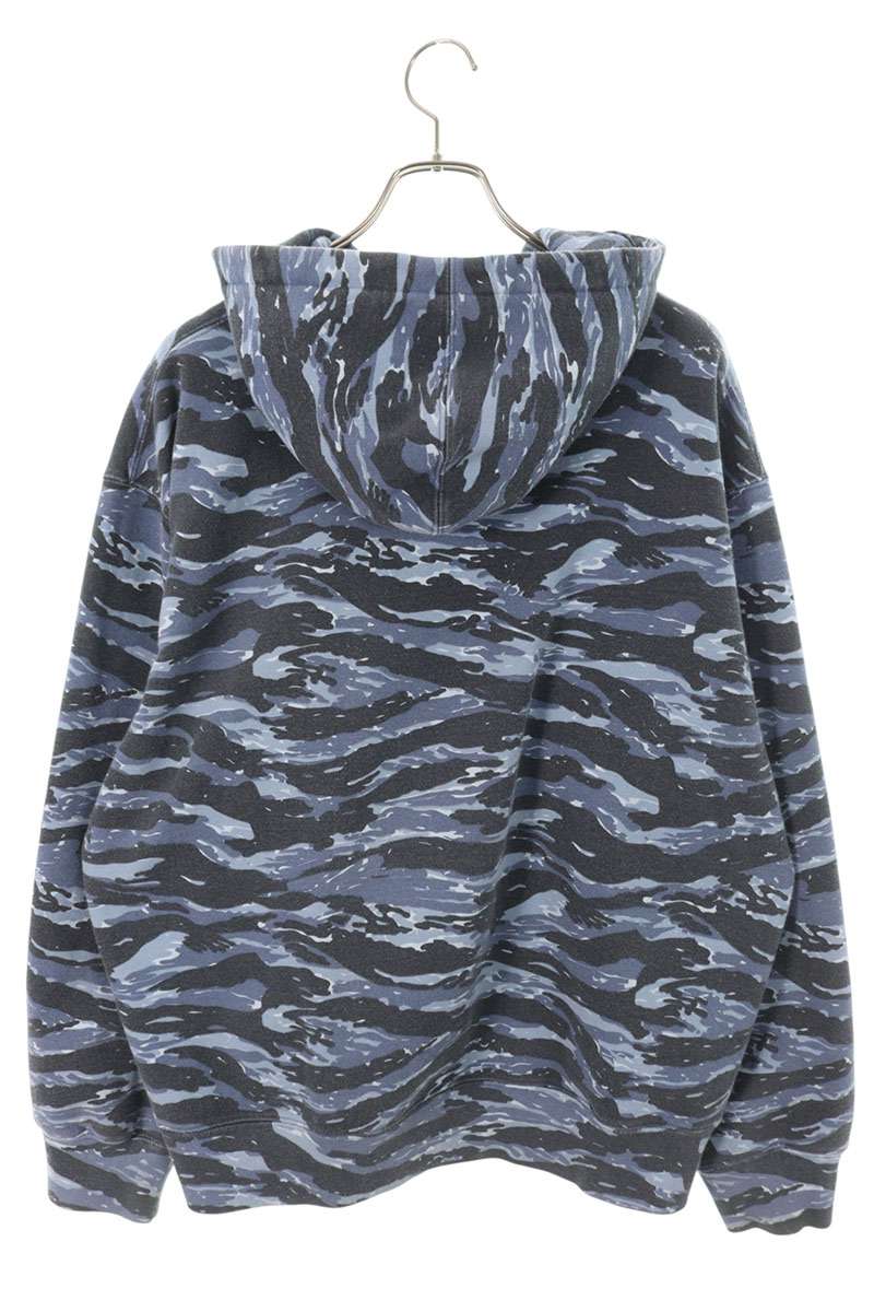 Supreme 24AW Small Box Hooded Sweatshirt Blue Size L