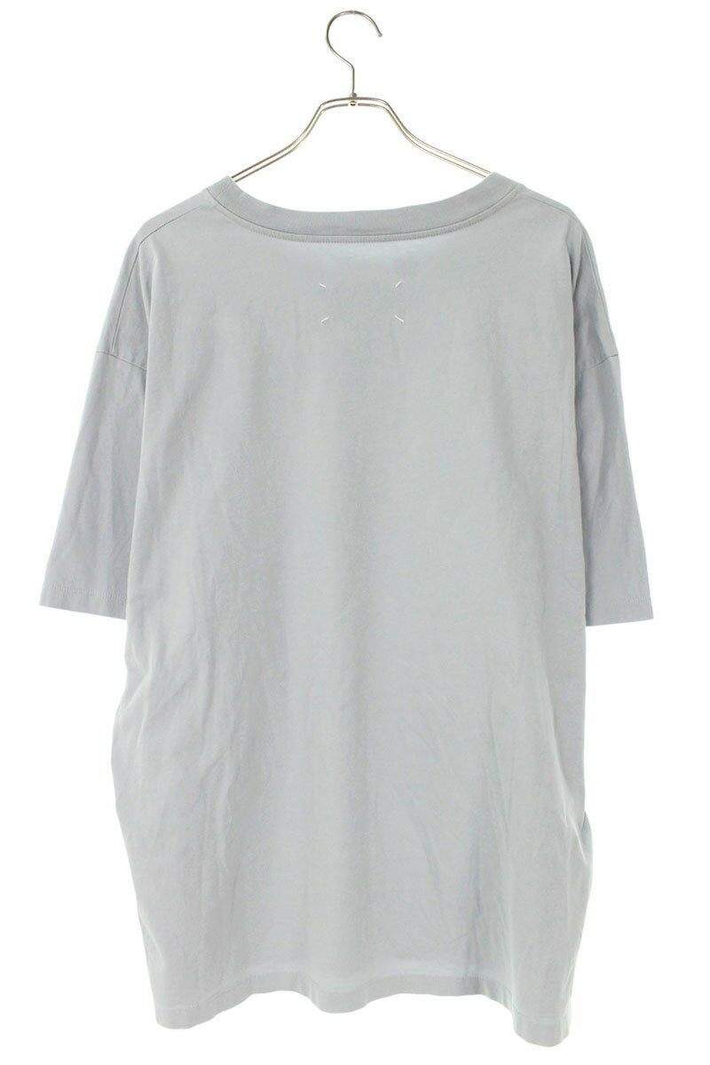 Maison Margiela Calendar Logo Print T-Shirt Gray Size M