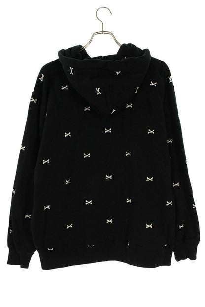 Vintage Wtaps Tops - WTAPS Crossbone Embroidered Pullover Hoodie Size L - Authentic Archive