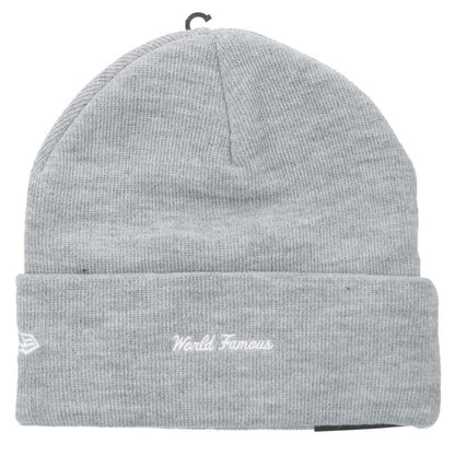 Supreme Logo Beanie Gray x Blue Size ONE SIZE