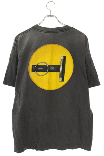 Saint Michael 25AW KLF Vintage Print T-Shirt Black Size L