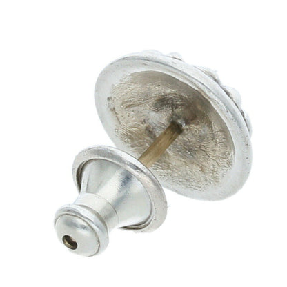 Chrome Hearts Cross Ball Stud Earring Silver (Silver 1.64g)