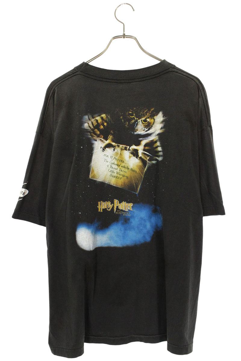 Saint Michael 25AW Print T-Shirt Black Size XL