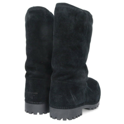 BALENCIAGA ALASKA Shearling Mouton Big Boots Size 8.5