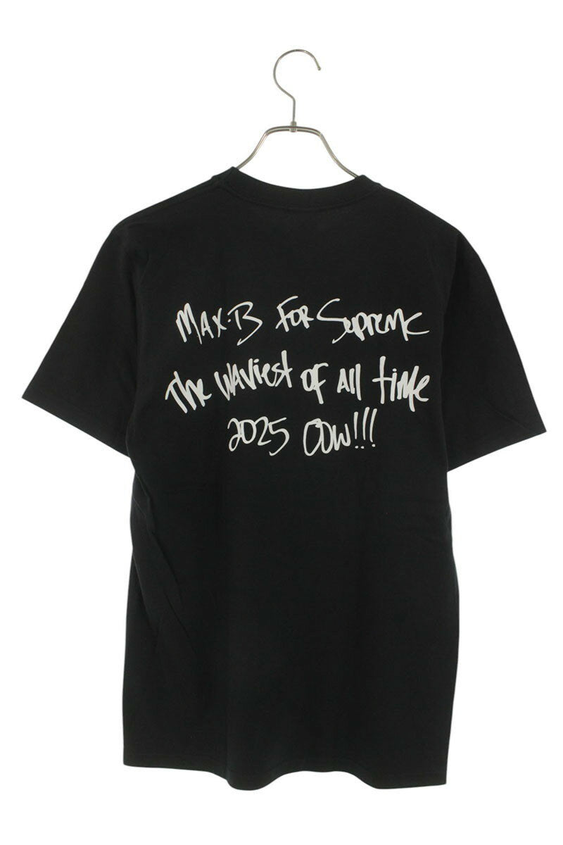 Supreme 25SS Max B Tee Print T-Shirt Black Size S