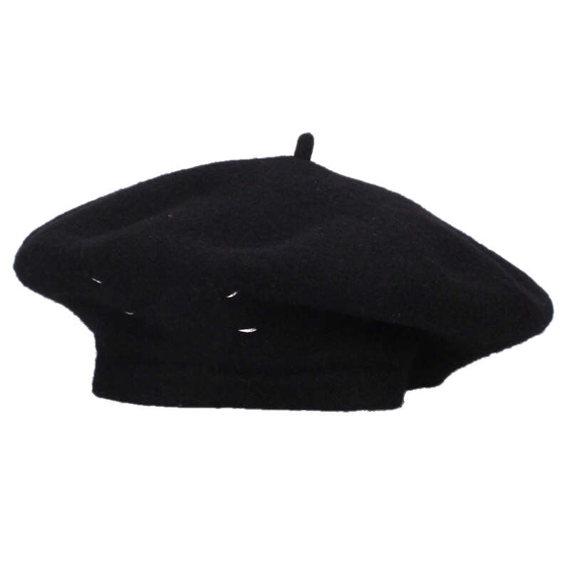 Maison Margiela 23SS Wool beret Black One Size
