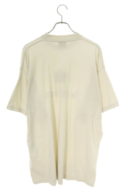 Balenciaga 22AW Be different Embroidered T-Shirt Beige Size M