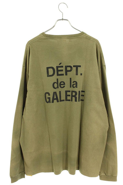 Gallery Dept. 25SS Well-Washed Logo Print T-Shirt Green Size XXL
