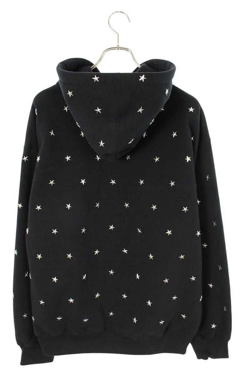 Supreme Stars Studded Hooded Sweat Stud Pullover Hoodie Black Size L