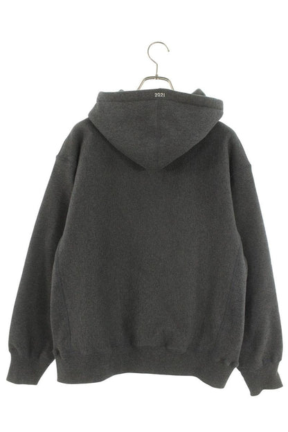 Supreme 21AW Box Logo Hooded Sweatshirt Gray Size S
